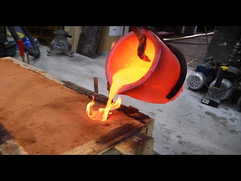 Making an ancient greek sword from BRONZE !!