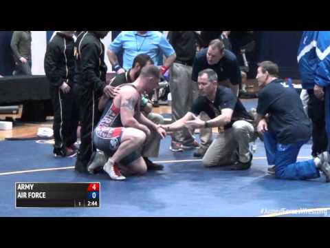 98 kg - Caylor Williams (Army) vs. Jeffery Zastrow (Air Force)