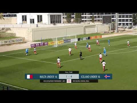 Malta U16 vs Iceland U16, Boys - UEFA Development Tournament