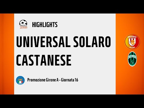 [HIGHLIGHTS] Promozione Girone A 24/25 - Day 16 - Universal Solaro - Castanese