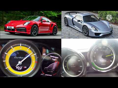 2014 Porsche 918 Spyder vs 2020 Porsche 911 992 Turbo S 0-300 kmh race