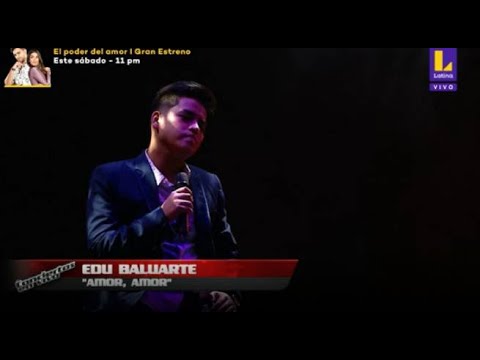 Edu Baluarte nos regaló el tema “Amor, Amor” en la noche de eliminación