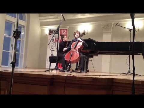 Mattia Midrio Janigro Cello Competition 2020