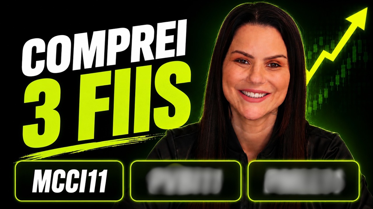 APROVEITEI A QUEDA! Comprei MUITO esses 3 FIIs