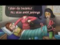 Bu Siko Melahirkan Kuyang Nyamar Jadi Bidan HORORKOMEDI Kartun Lucu Kartun Hantu Animasi Horror