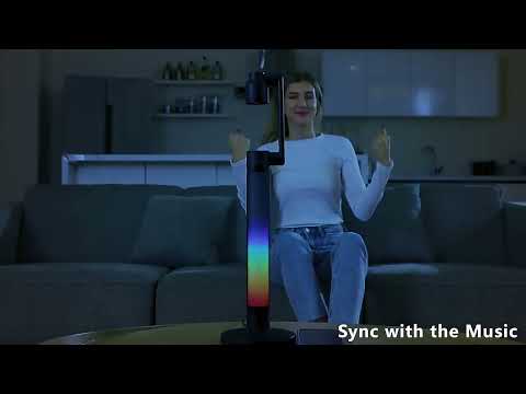 Đèn làm việc thông minh 9Space - Tích hợp hiệu ứng cảm âm RGB xung quanh đèn