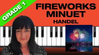 Fireworks Minuet by Handel Grade 1 ABRSM piano
