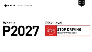 Meaning of OBD p2027