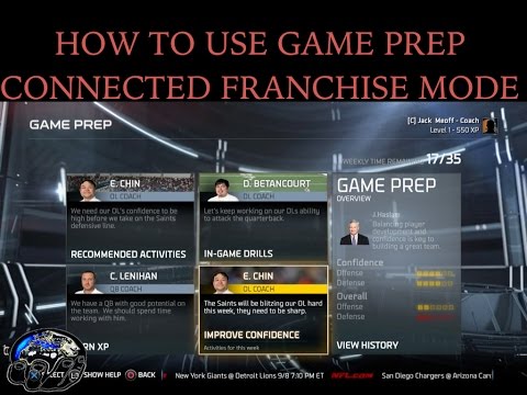 How To Use Game Prep & UpGrade Features In Madden 15 Franchise Mode | Madden 15 CFM