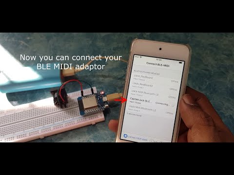 EP.06 สร้างDIY MIDI to BluetoothLE MIDI Adaptor #ESP32 #Arduino #BLE #MIDI
