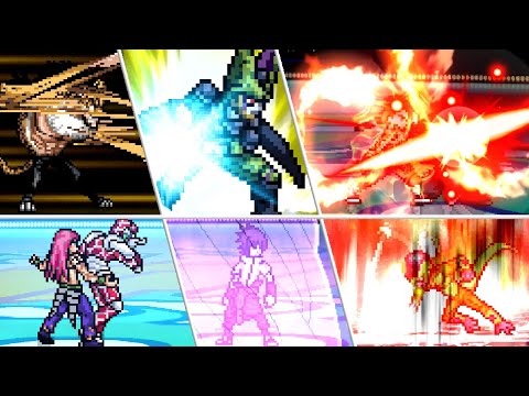 All New Characters' Ultimate Attacks from Anime JUS - MUGEN