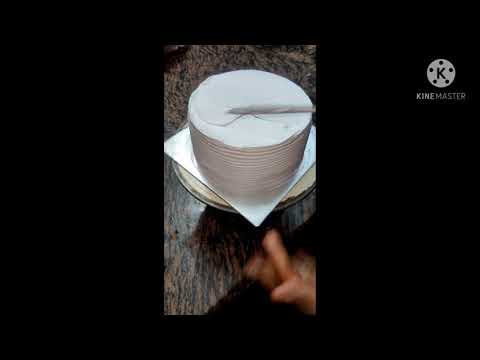 Simple cake design by nishu cake Junction