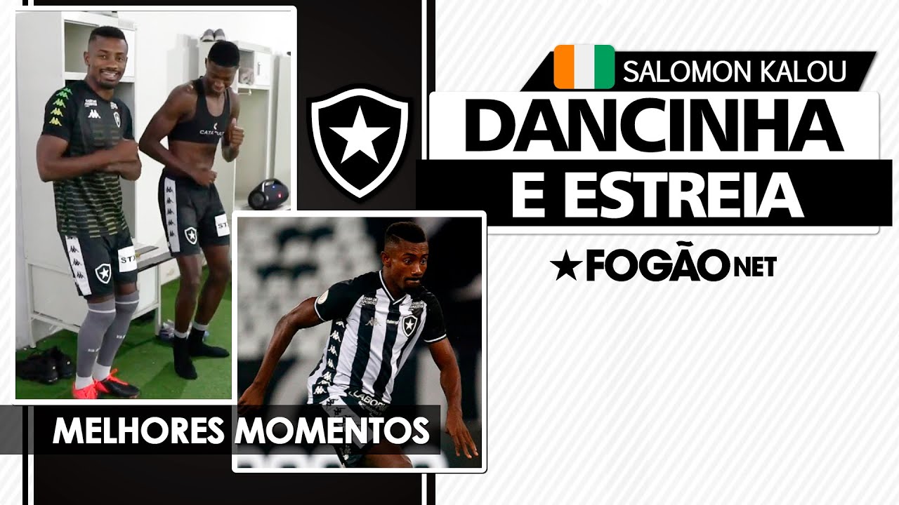 Estreia de Kalou pelo Botafogo: dancinha com Babi, finalizações e elogios de Paulo Autuori. Veja vídeo!