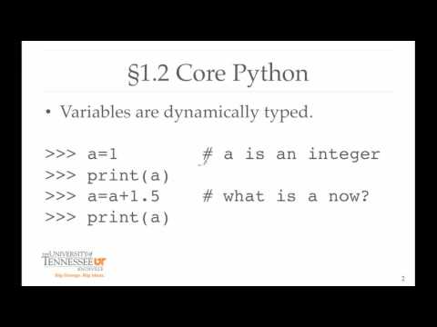 COSC370 - Intro to Python Programming (Part 1 Revised)