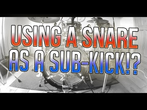 Using A Snare Drum As An Alternative Sub-Kick!?