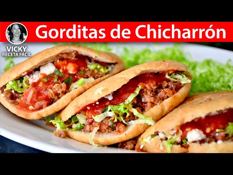 GORDITAS DE CHICHARRON PRENSADO | Vicky Receta Facil Video