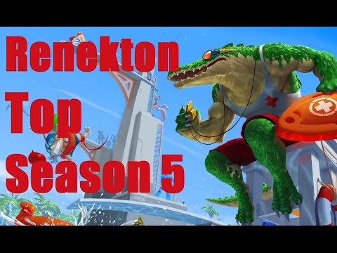 Ranked DuoQ: Season 5 Renekton Top vs Sion