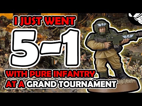 Going 5-1 with PURE INFANTRY Guard! | Grand Tournament After Action Report