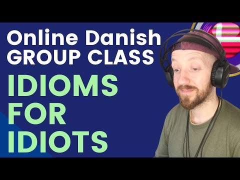 💻Online Danish Group Class 🐠💧Danish Idioms in Practice