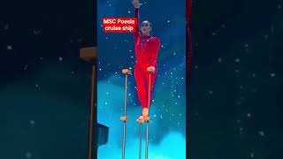 This Cruise Performer's Strength is TERRIFYING #CruiseShip #TalentShow #Insane