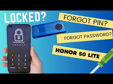 Honor 50 Lite / forgot your PIN? Locked - how to erase & hard reset to factory