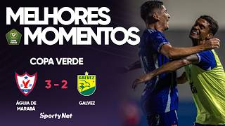ÁGUIA VIRA PRA CIMA DO GALVEZ E VENCE POR 3X2 | Melhores Momentos - Águia de Marabá 3x2 Galvez