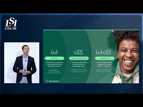 Paul Grimm, Myoptechs - Myopia-control glasses & soft contact lenses | LSI USA '26