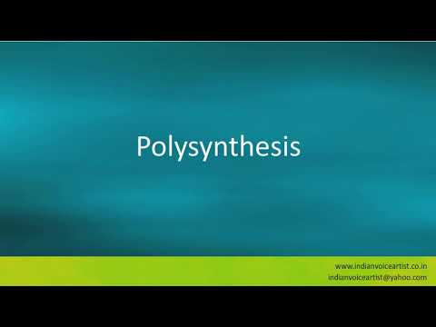 Pronunciation of the word(s) "Polysynthesis".