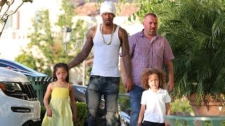 Nick Cannon Uses Handicapped Car Tag To Take Twins To The Movies