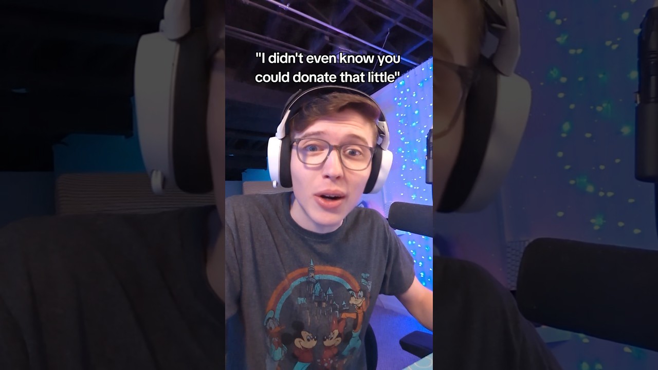 Viewer DONATES the LITTLEST AMOUNT Possible...
