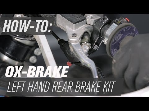 How To Install The Ox Brake Left Hand Rear Brake Kit | Husqvarna TX300
