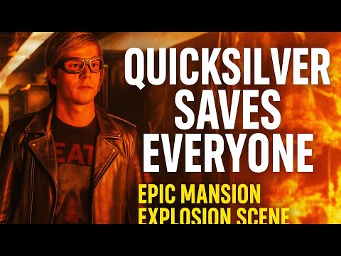 Quicksilver Saves Everyone | Epic Mansion Explosion Scene | X-Men: Apocalypse (2016) - Sweet Dreams