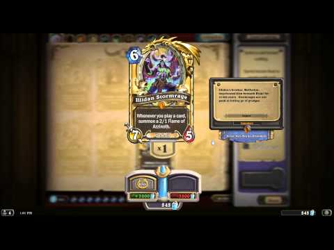 Hearthstone - Golden Illidan Stormrage (Legendary)