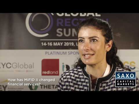 Global RegTech Summit 2019 - Interview with Rachel Przybylski, Saxo Capital Market UK