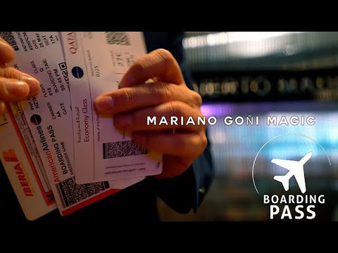 Boarding Pass (Gimmicks and Online Instruction) by Mariano Goni