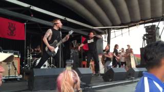 While She Sleeps - New World Torture (feat. caleb from BEARTOOTH) @vans warped tour 2015, Pomona