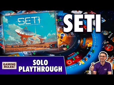 SETI - Solo Playthrough & Review