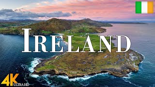 FLYING OVER IRELAND (4K UHD) - Relaxing Music Along With Beautiful Nature Videos - 4k ULTRA