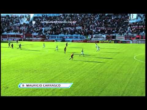 Gol de Carrasco. Patronato 1 Banfield 0. Fecha 32 B Nacional. FPT