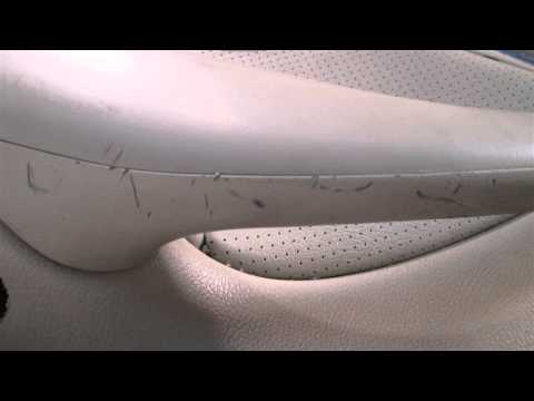 2003 Mercedes C230 Front door trim panel / liner LH  LIGHT GREY SCRATCHES ON HANDLE - mbipart... OEM