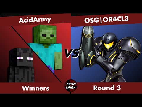 NO CAPS #51 Pools- AcidArmy (Zombie/Enderman) vs OSG | OR4CL3 (Samus) SSBU Tournament