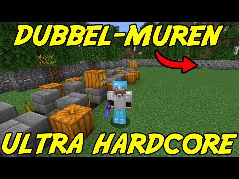 BUILDING DOUBLE WALLS & FIXING SHEEP |  Minecraft Ultra Hardcore Lets Play #8