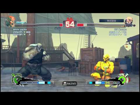 white yardie (Dhalsim) vs OS Nouryu (Gouken) USF4 Ranking