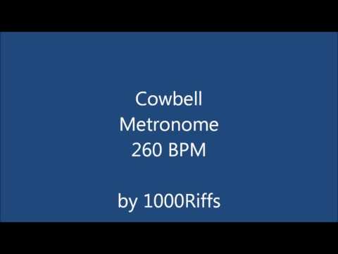 Cowbell Metronome 260 BPM