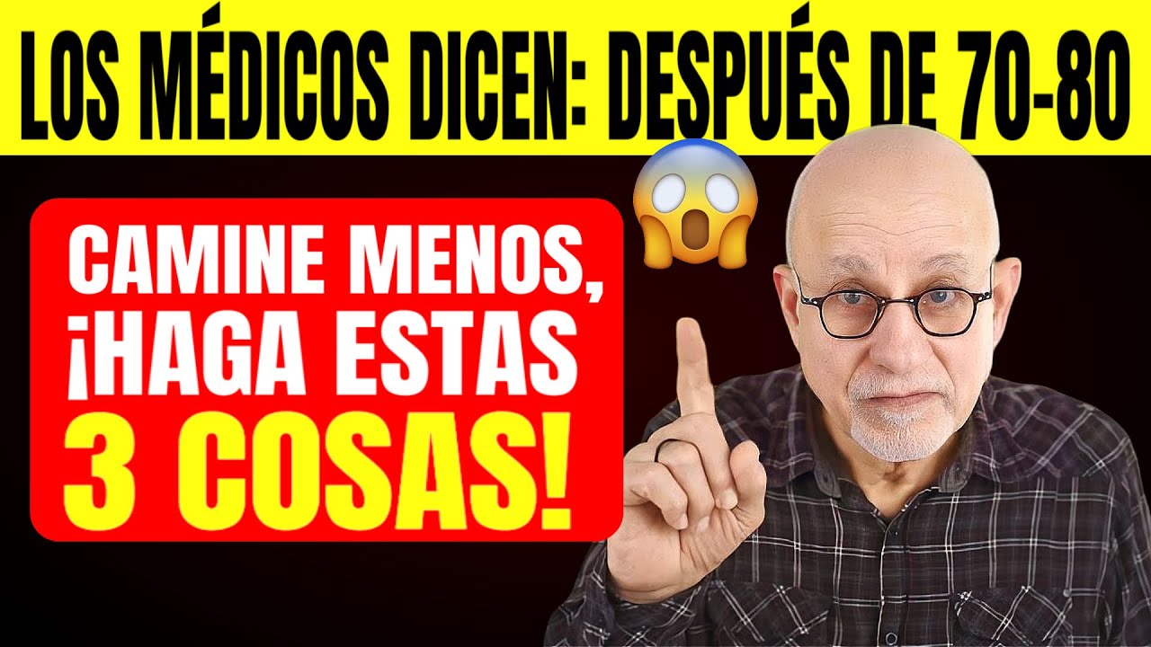 ¿Tienes 70-80 Años? Camina Menos y Descubre Estos 3 Secretos Para Mejorar Tu Salud