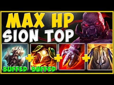NEW TITANIC + MAX HP SION = ONE SHOT PROC?! MAX HP RAIDBOSS SION IS 100% UNFAIR! SION SEASON 10