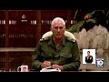Cuban president accuses U.S. of threats