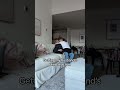 Hugging my husband to get his reaction