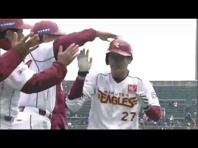 イーグルス岡島 二死3塁からサヨナラタイムリー!! 2014/3/9 E-D