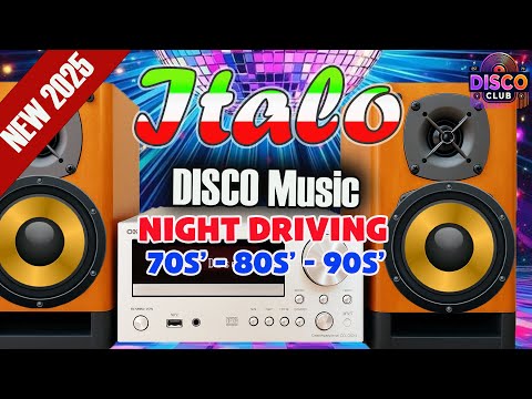 Driving Music Italo Disco 🔥  Ultimate Euro Beat 80s 90s Megamix Instrumental DriveCore Bass Boost